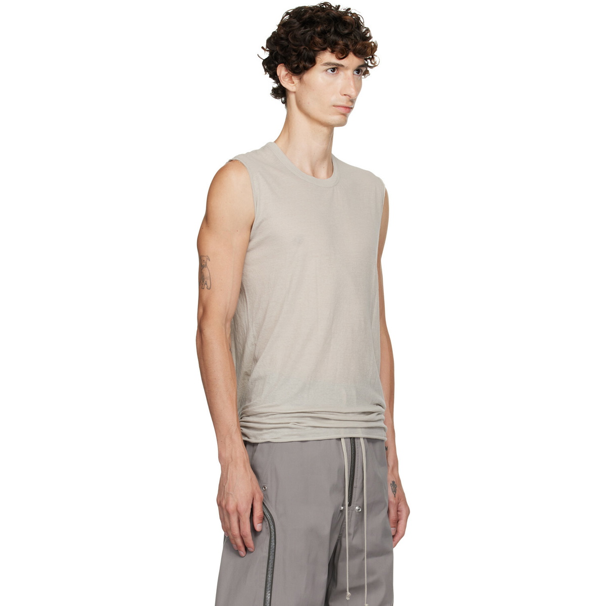 Rick Owens Off-White Tower Basic SL Tank Top