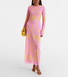 Cala de la Cruz Tania printed maxi dress