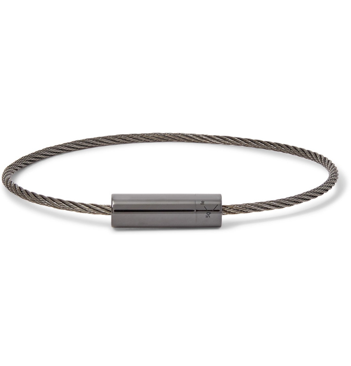 Photo: Le Gramme - Le Câble 5 Brushed Sterling Silver Bracelet - Metallic
