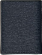 TOM FORD Navy Folding Card Holder