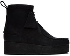 Clarks Originals Black Wallabee Craft Boots