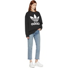 adidas Originals Black Logo Oversized Sweatshirt