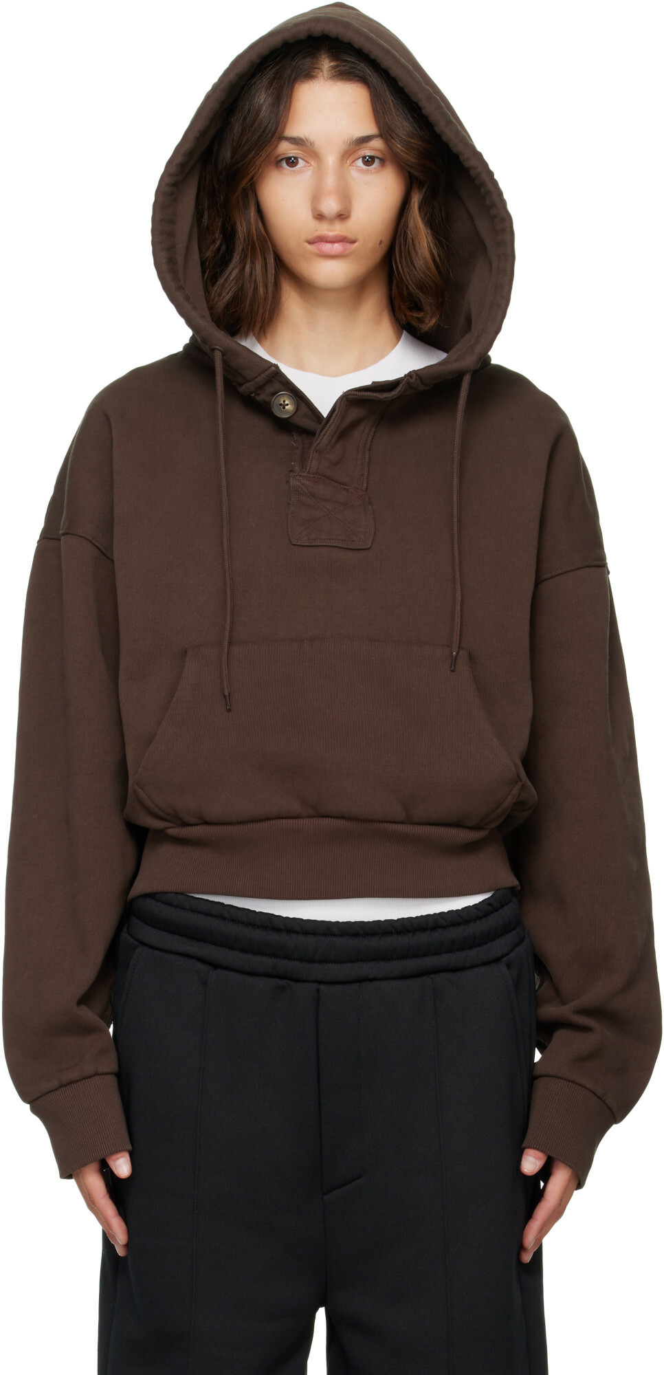 Entire Studios Brown Surge Hoodie