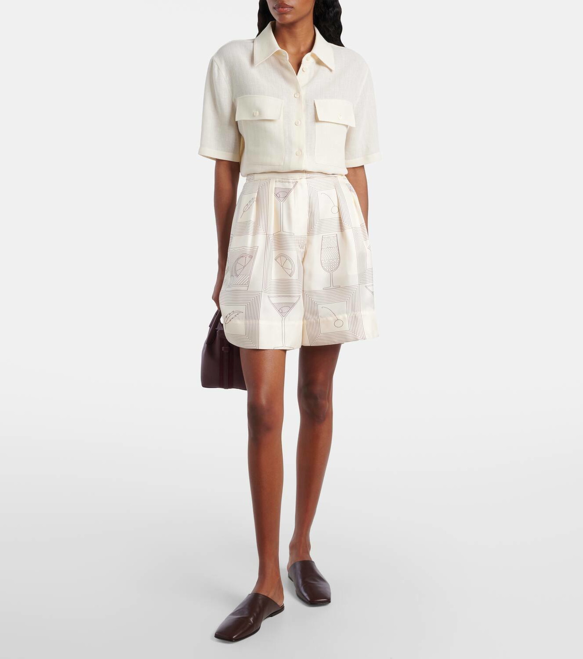 Loro Piana Shirley linen crêpe shirt