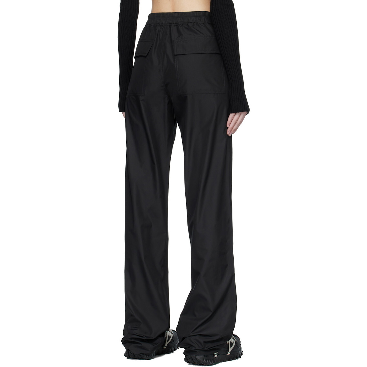 Rick Owens Moncler + Rick Owens Black Drawstring Sweatpants