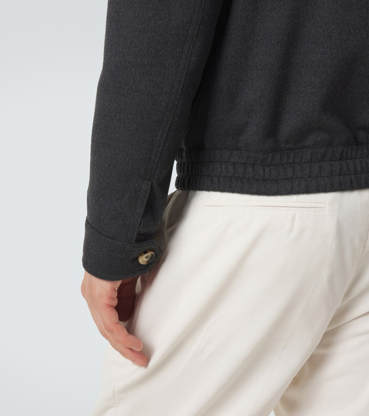 Brunello Cucinelli Virgin wool blouson jacket