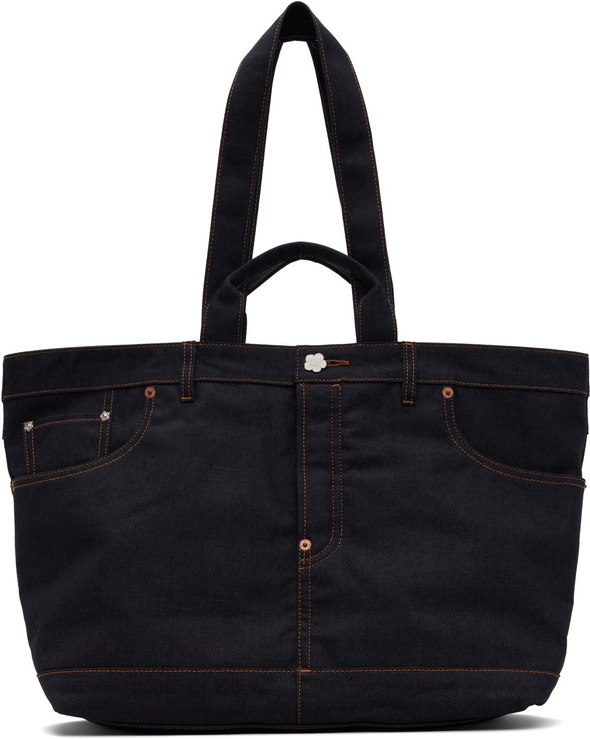 Kenzo Navy Kenzo Paris 'KENZO Five Pockets' Tote
