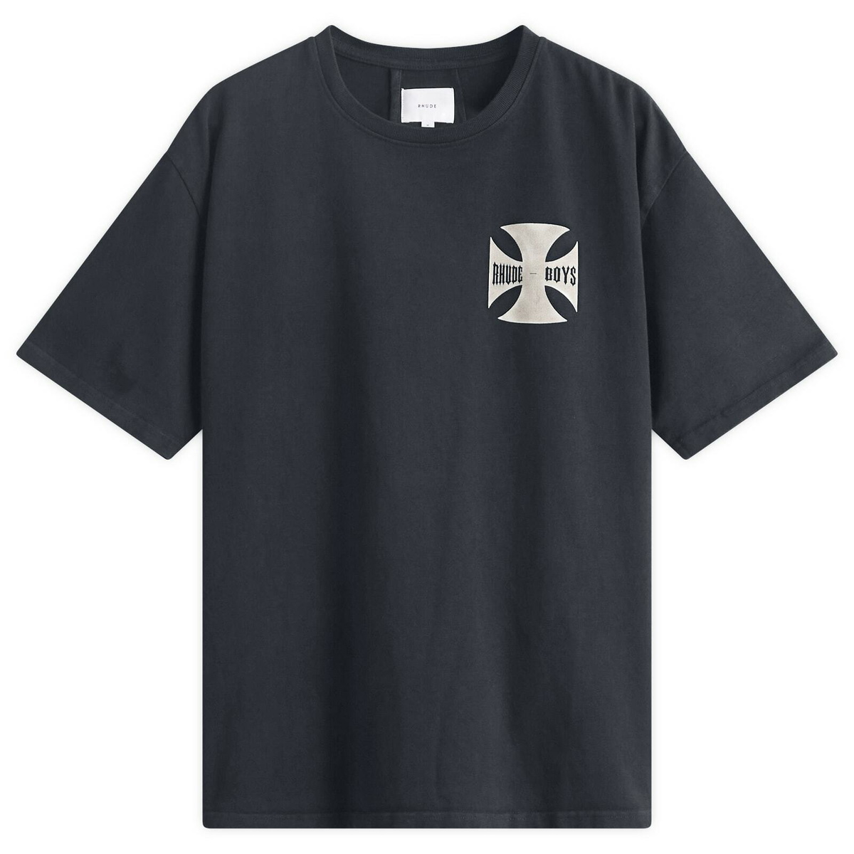 Rhude Men's Casino T-Shirt in VTG Black Rhude