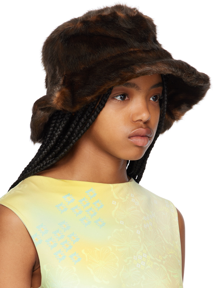 Stand Studio Brown Wera Oversized Bucket Hat