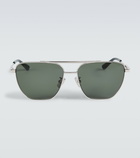 Bottega Veneta - Metal-frame sunglasses