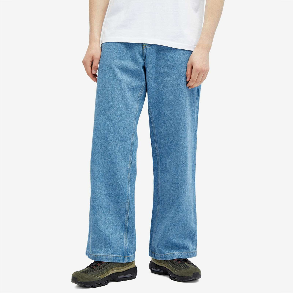 PACCBET Men's R.M.D Loose Fit Jeans in Light Blue