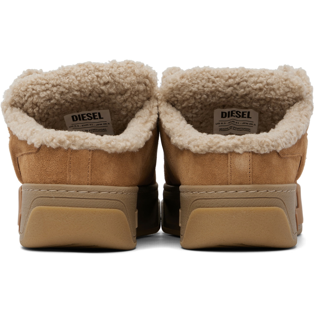 Diesel Tan S-D-Ollie Mule Sneakers