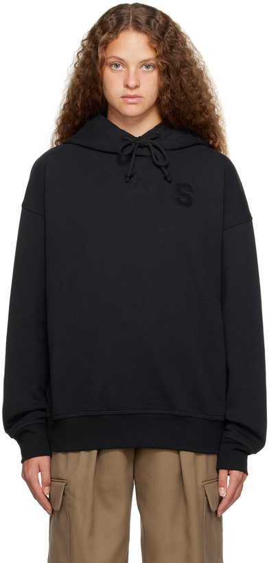 Photo: Sportmax Black Globo Hoodie