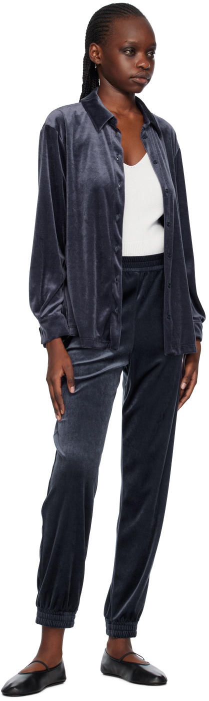 Max Mara Leisure Navy Two-Pocket Lounge Pants