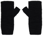 UNDERCOVER Black Logo Gloves