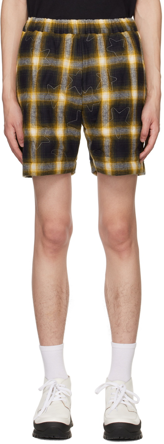 Sky High Farm Workwear Yellow Quilted Shorts