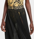 Versace - Pleated maxi skirt