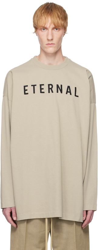 Photo: Fear of God Gray 'Eternal' Long Sleeve T-shirt