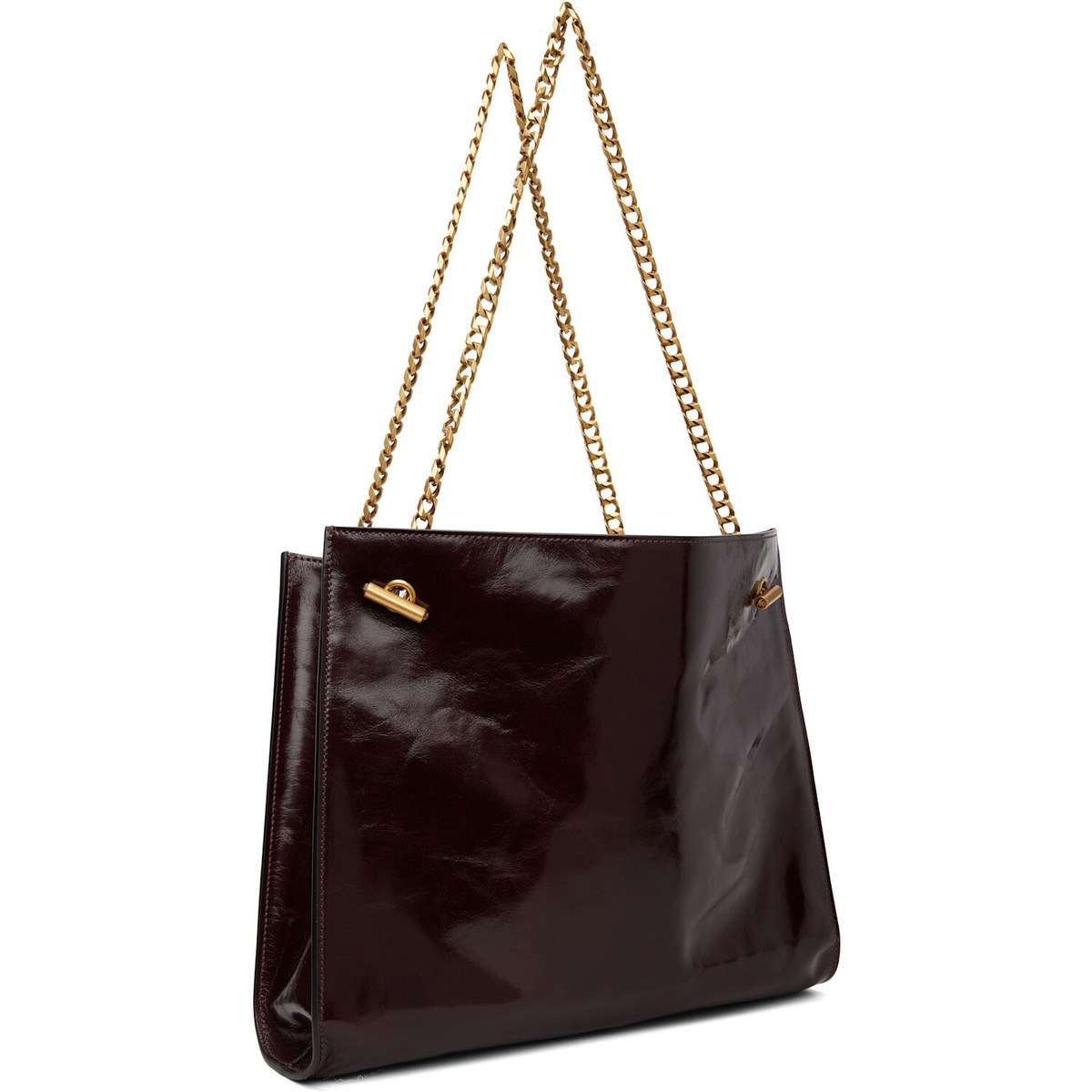 Versace Burgundy Medium Calf Leather Bag