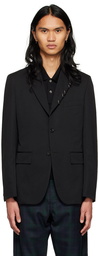 Comme des Garçons Homme Deux Black Wool Blazer