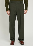 NN07 Ivan Straight-leg Cotton-blend Trousers Khaki
