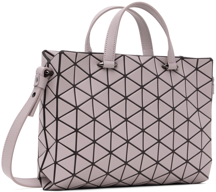 BAO BAO ISSEY MIYAKE Purple Small Tonneau Matte Bag Bao Bao Issey