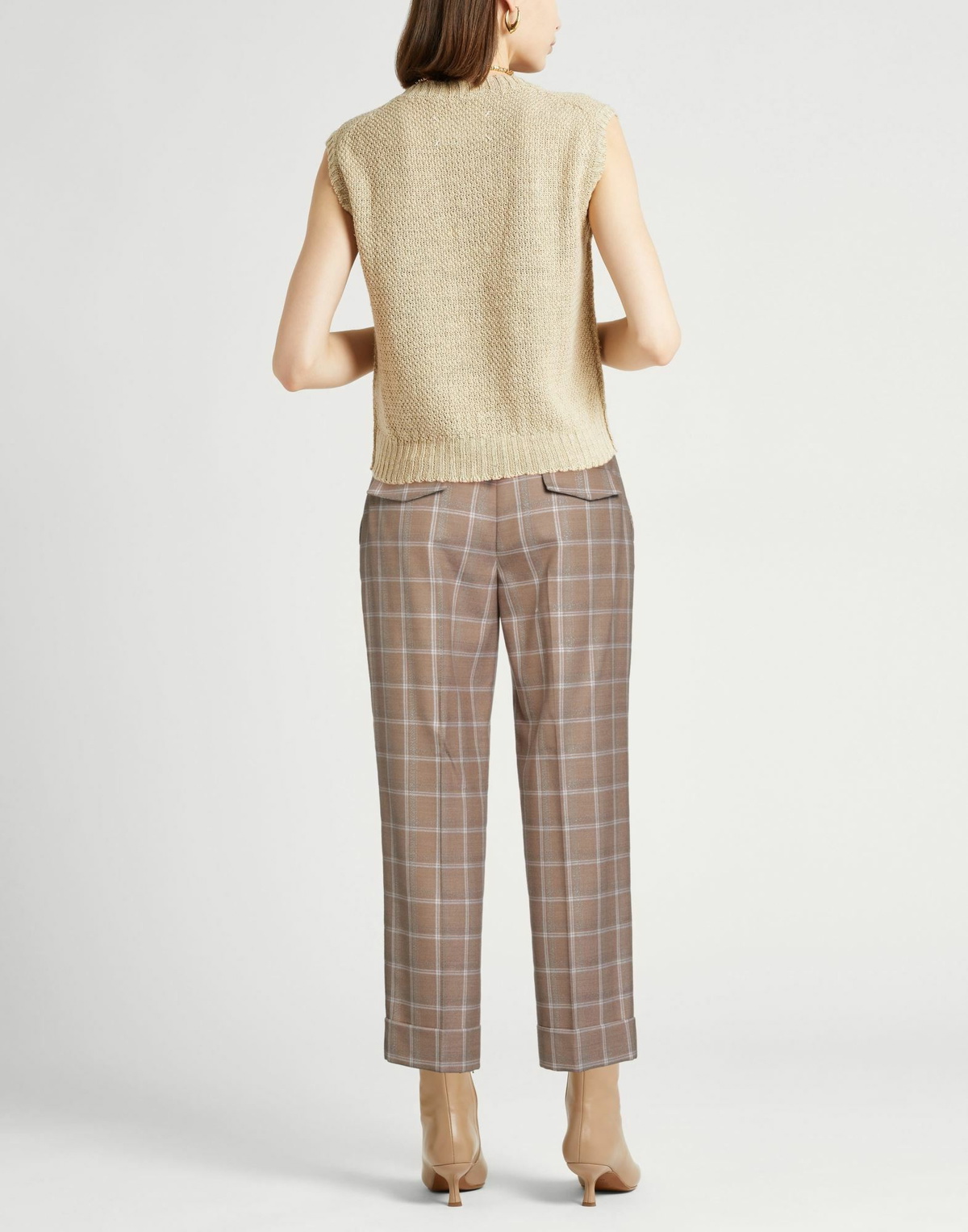 Peserico Womens Pants Camel