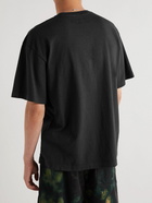 Neighborhood - Slim-Fit Logo-Print Cotton-Jersey T-Shirt - Black