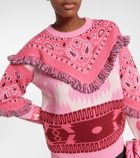 Alanui - Wool jacquard sweater