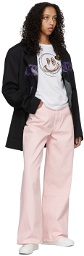 Raf Simons Pink Wide-Fit Jeans