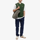 Butter Goods Men's Cable Knit Vest in Forest