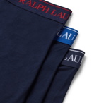 Polo Ralph Lauren - Three Pack Stretch-Cotton Jersey Boxer Briefs - Black