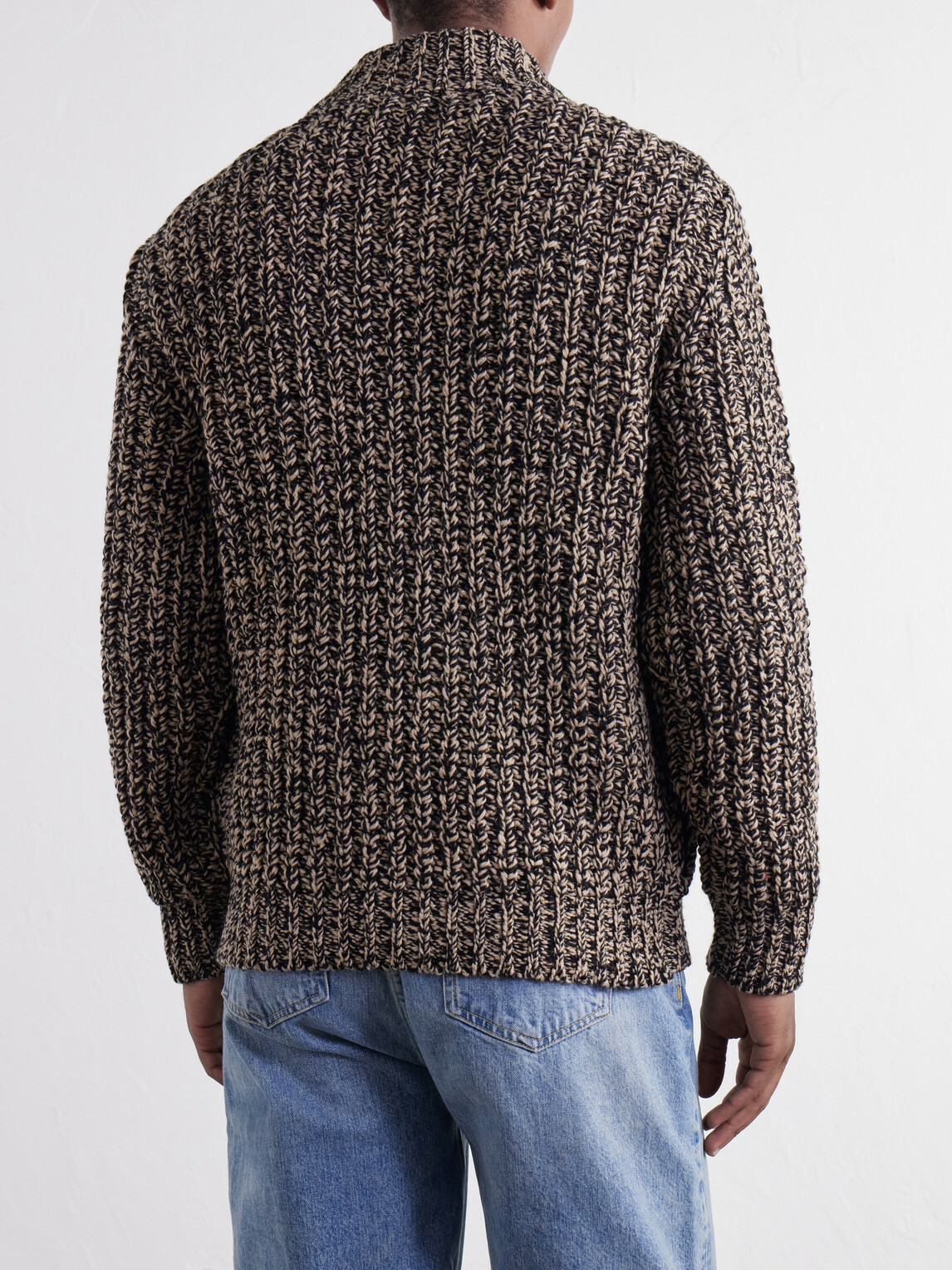 Altea - Wool-Blend Zip-Up Cardigan - Neutrals