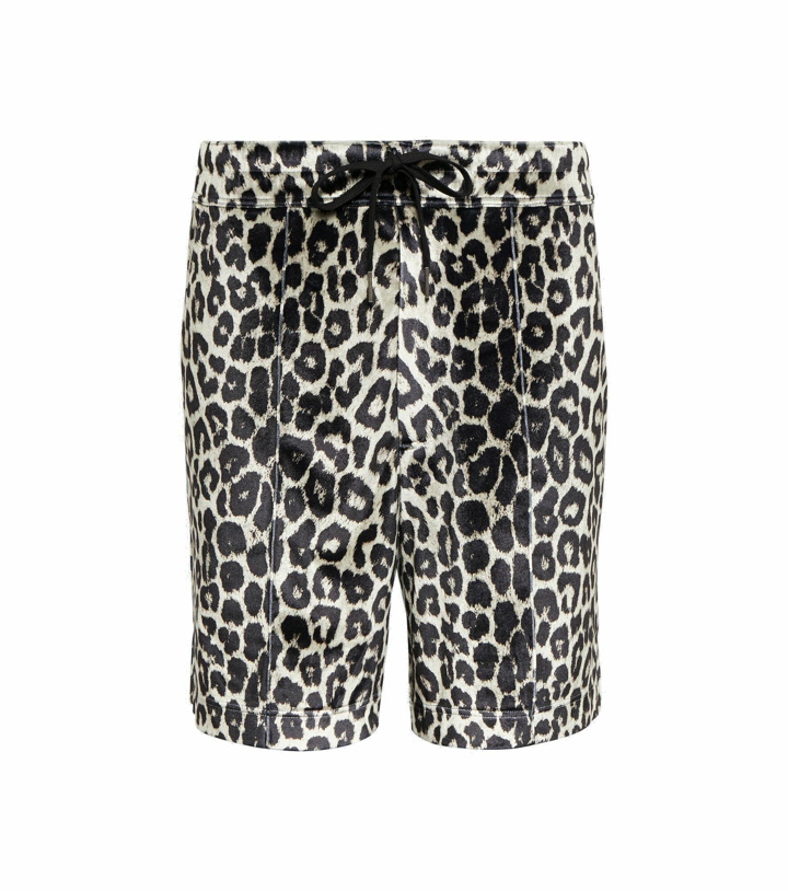 Photo: Tom Ford - Leopard-print satin shorts