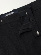 Jacquemus - Tempo Wide-Leg Wool-Blend Woven Trousers - Gray