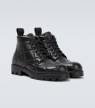 Bottega Veneta - Strut Grid padded leather ankle boots