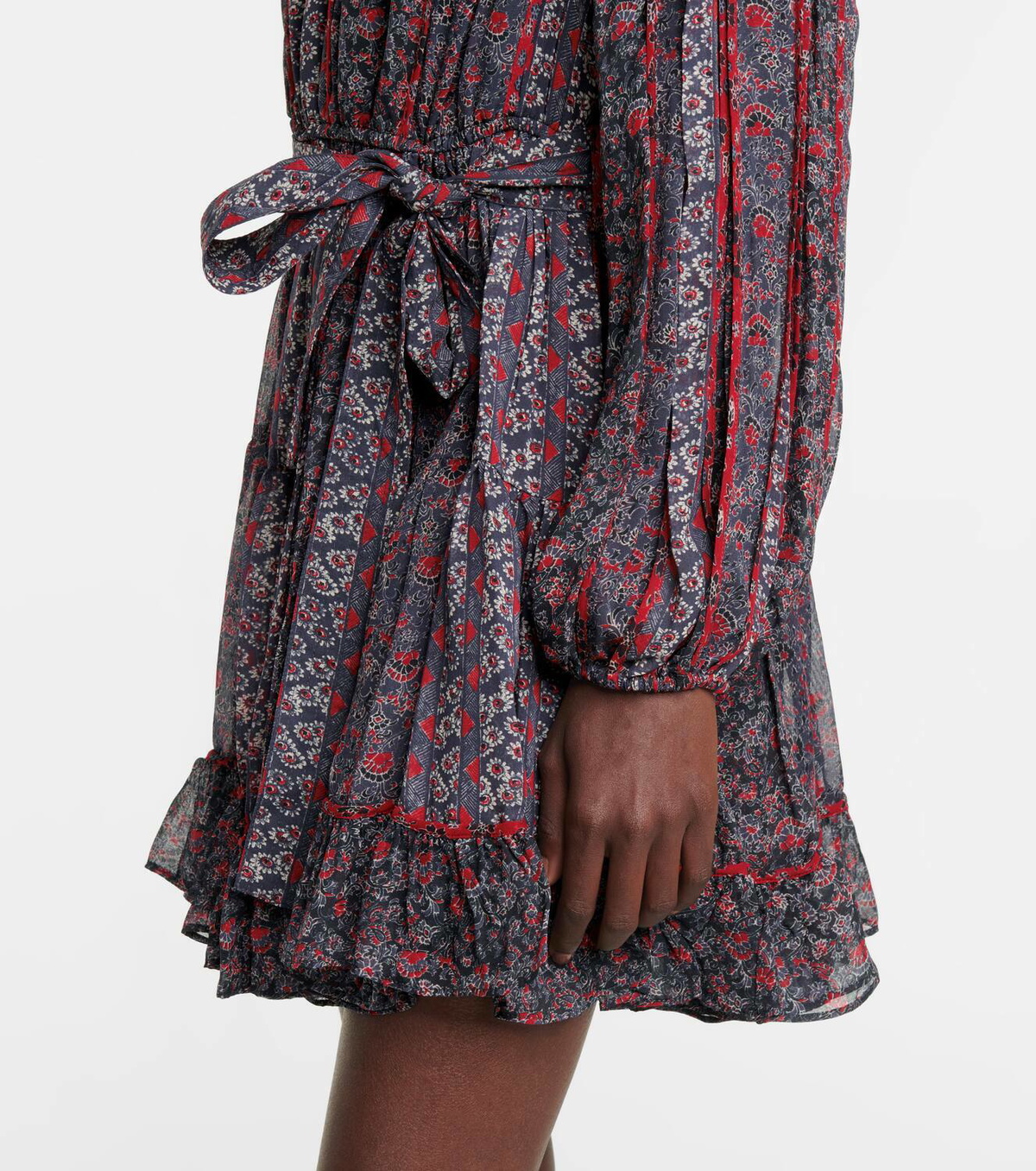 Ulla Johnson Eleni floral silk minidress