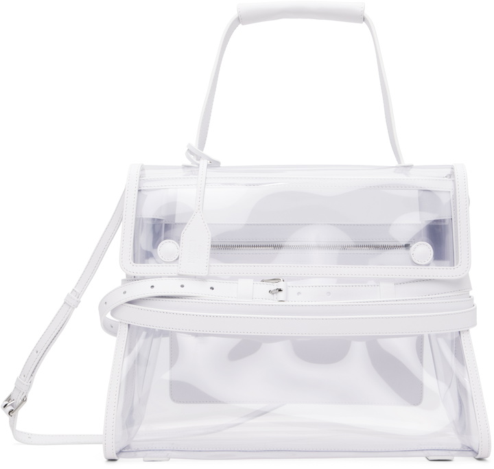 Photo: Moschino White 'Tie Me' Medium Bag