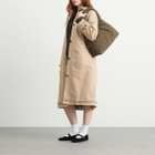 My Mum Made It Women's Large Pleat Puffer Tote Bag in Ivy Check 