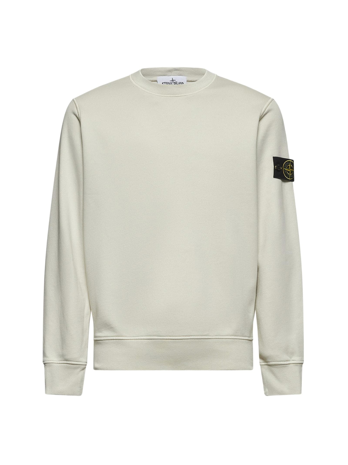 Stone Island Men's Waffle Crew Neck Sweatshirt in Desert