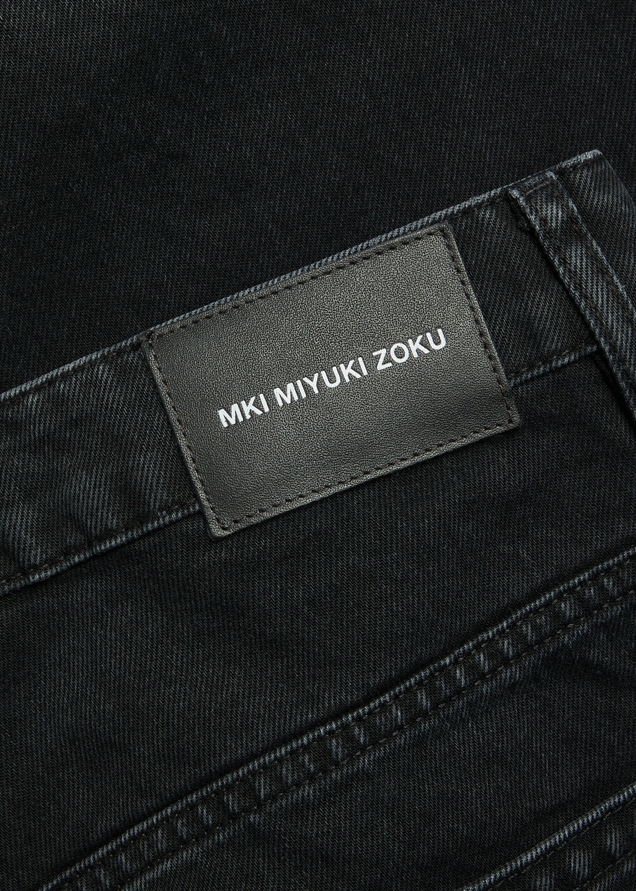Mki Miyuki Zoku Classic Straight-leg Jeans Black