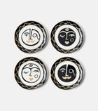 Jonathan Adler Marseilles set of 4 porcelain side plates