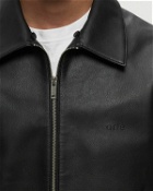 Arte Antwerp Jasper Basic Collar Leather Jacket Black - Mens - Bomber Jackets