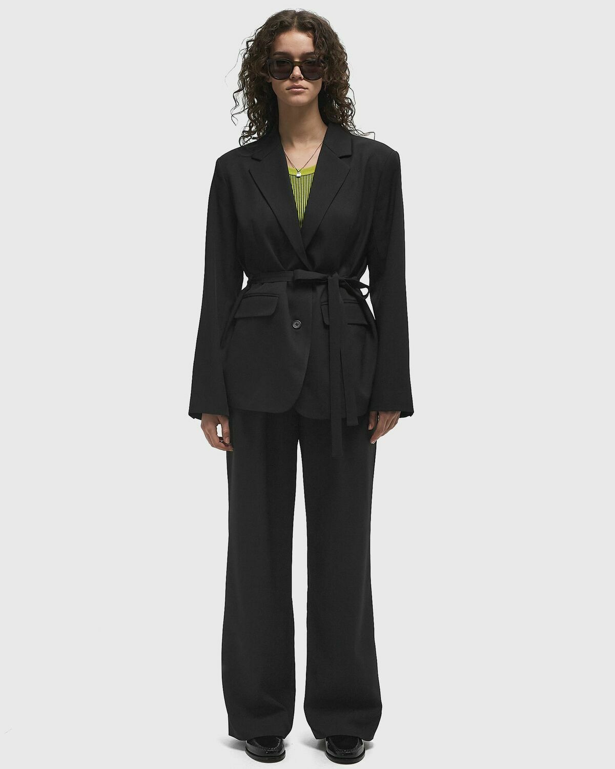 ØLÅF TAILORED TROUSERS Black Womens Casual Pant