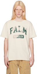 Moncler Genius Moncler x Palm Angels Beige T-Shirt