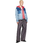 Maison Margiela Purple Double-Dyed Workwear Trousers