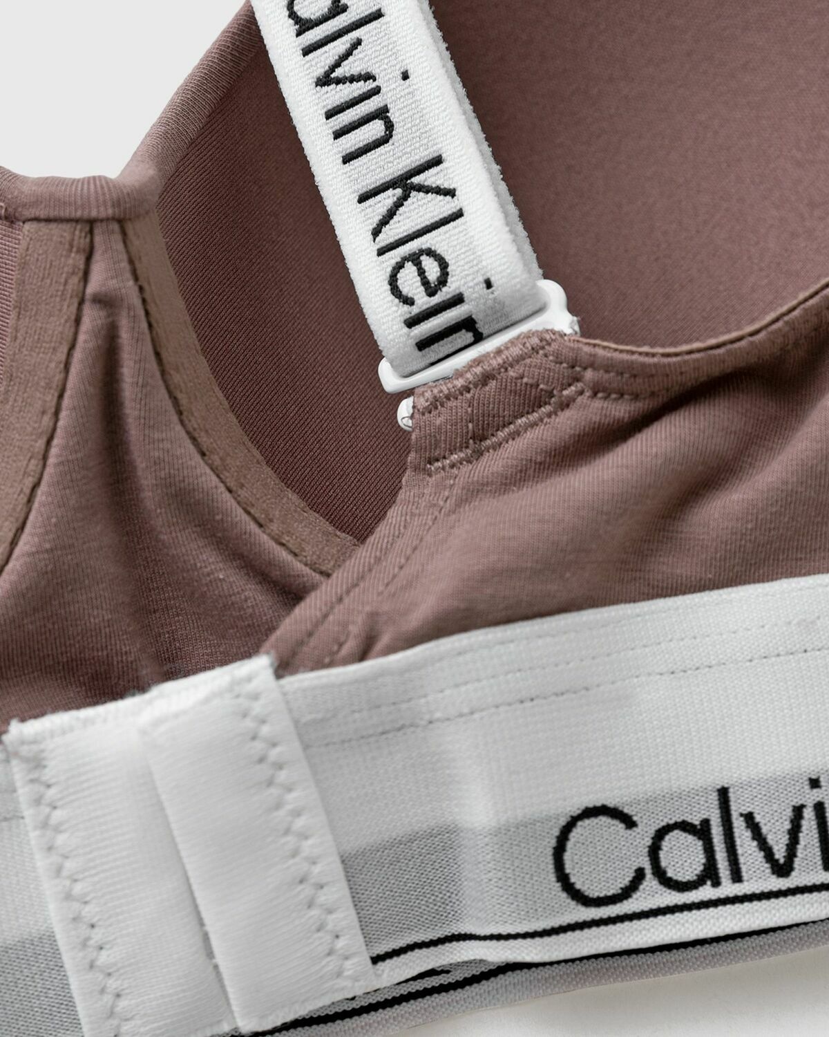 Calvin Klein Underwear Wmns Light Lined Bralette Brown - Womens - (Sports ) Bras  Calvin Klein Underwear