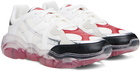 Moschino White & Red Teddy Sneakers