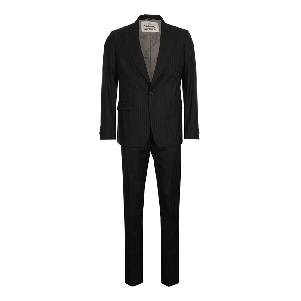 Suit Pinstripe - Grey
