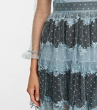 REDValentino Tiered lace minidress
